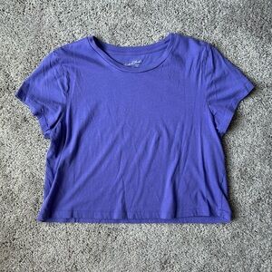 Universal Thread Purple Cropped Tshirt